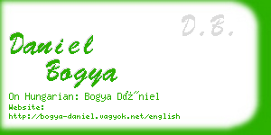 daniel bogya business card
